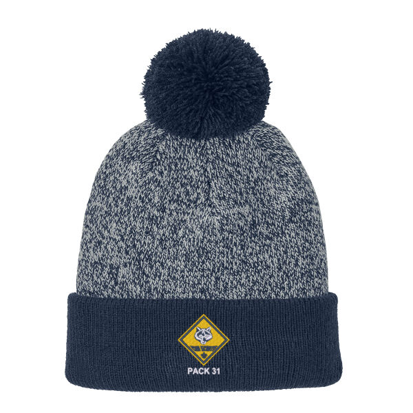 PACK 31 - Halftime Heather Pom Beanie Thumbnail